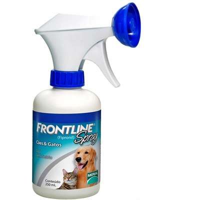Spray antipulgas para gatos e cachorros frontline